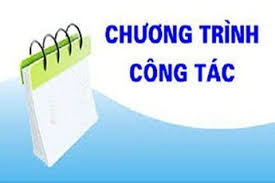 Chương trình công tác   ảnh